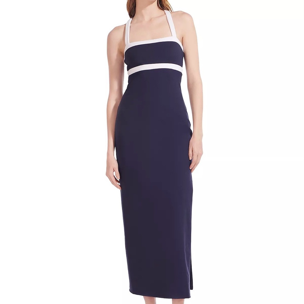 Staud Augustine Dress - Navy and White (OFFERS ARE WELCOME!!)